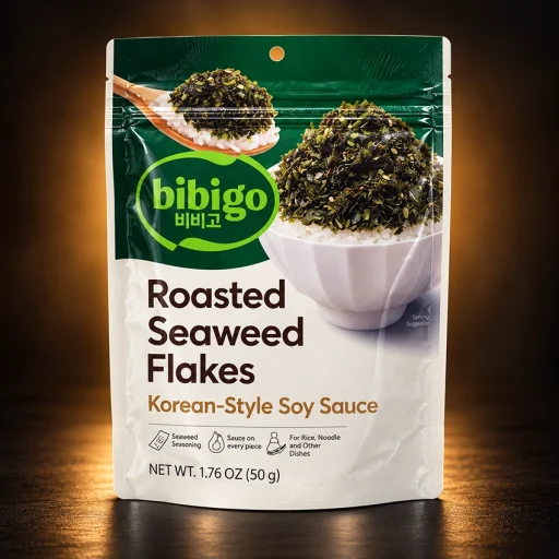 CJ bibigo Seasoned Seaweed Flakes Korean Soy Sauce 50g